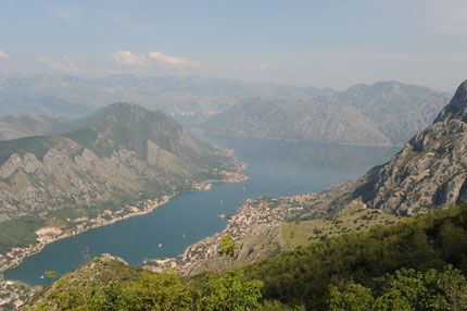 Cattaro, vista del golfo.