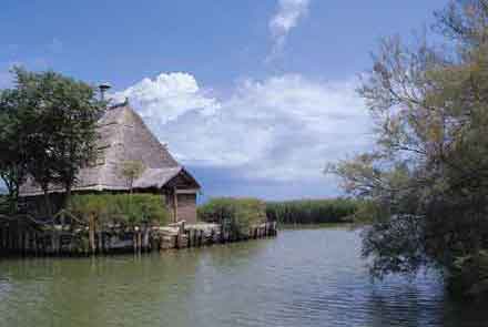 Un casone nell'ambiente di laguna