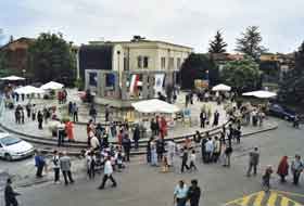 La piazza del Municipio 