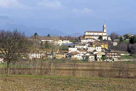 Parte della "Valle del Cormor" ai piedi dell'abitato do Conoglano a Cassacco