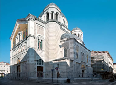 Trieste, chiesa serbo ortodossa  di San Spiridione. 