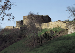 Remains of the age-oldanciant fortress, once patriarchal castle