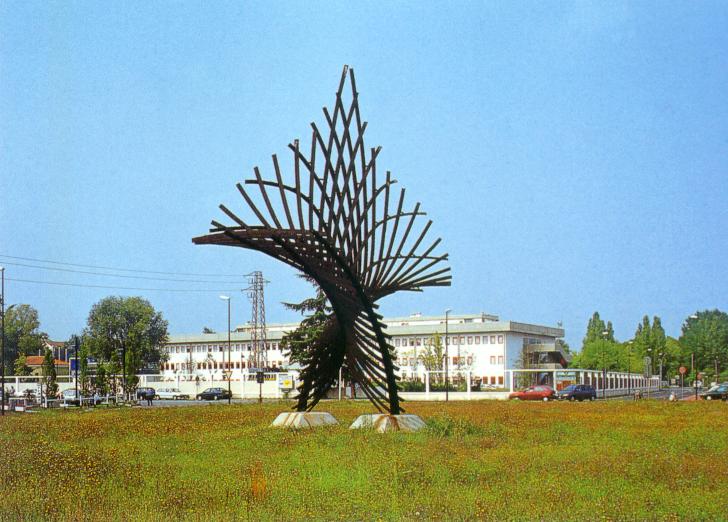 Scultura L’incontro di Toni Benetton (1975)