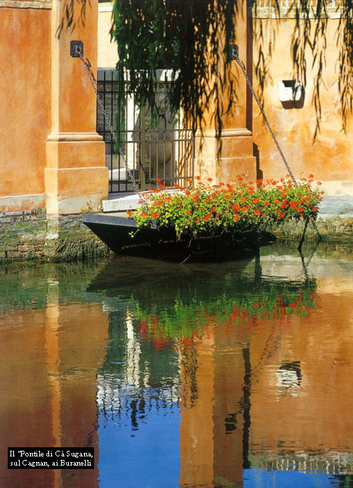 Il "pontile" di Ca’ Sugana, sul Cagnan, ai Buranelli